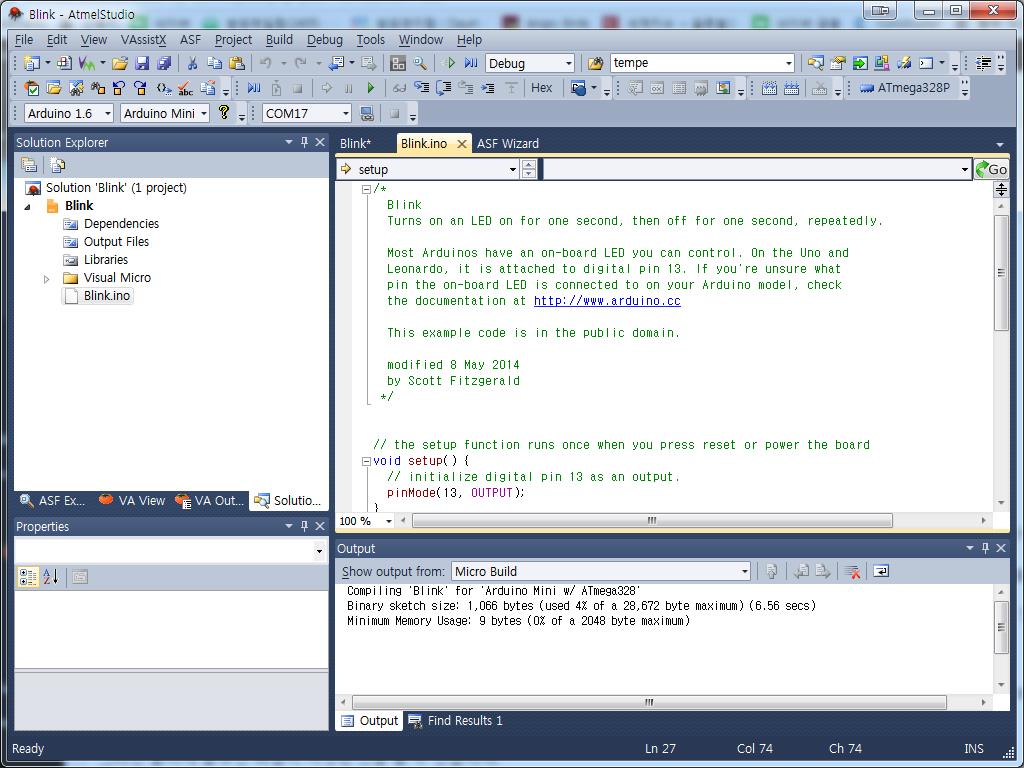 Atmel Studio 를 아두이노 개발환경으로 구축하기 | Constructor.co.kr